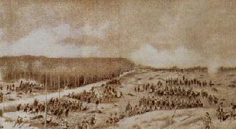 ¼ Östrreichische Truppen bei Översee 1864