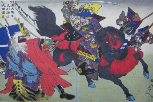 Taredo Shingen und Uesugi Kenshin