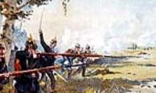 Hessische Truppen in Bois de la Cuisse bei St. Privat 18. August 1870